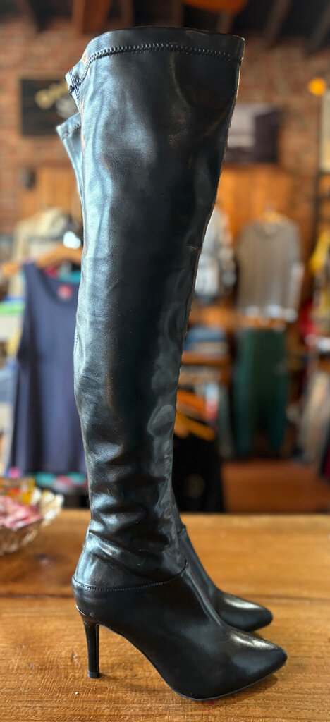 VINTAGE LEATHER KNEE-HIGH BOOTS