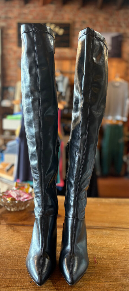 VINTAGE LEATHER KNEE-HIGH BOOTS
