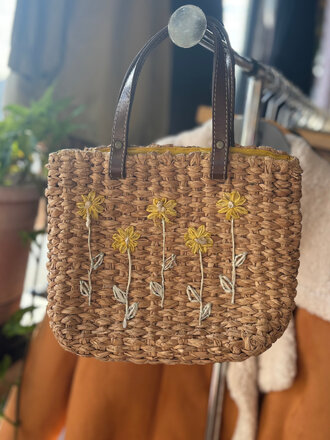 UNSOUND SURF VINTAGE SUNFLOWER PURSE