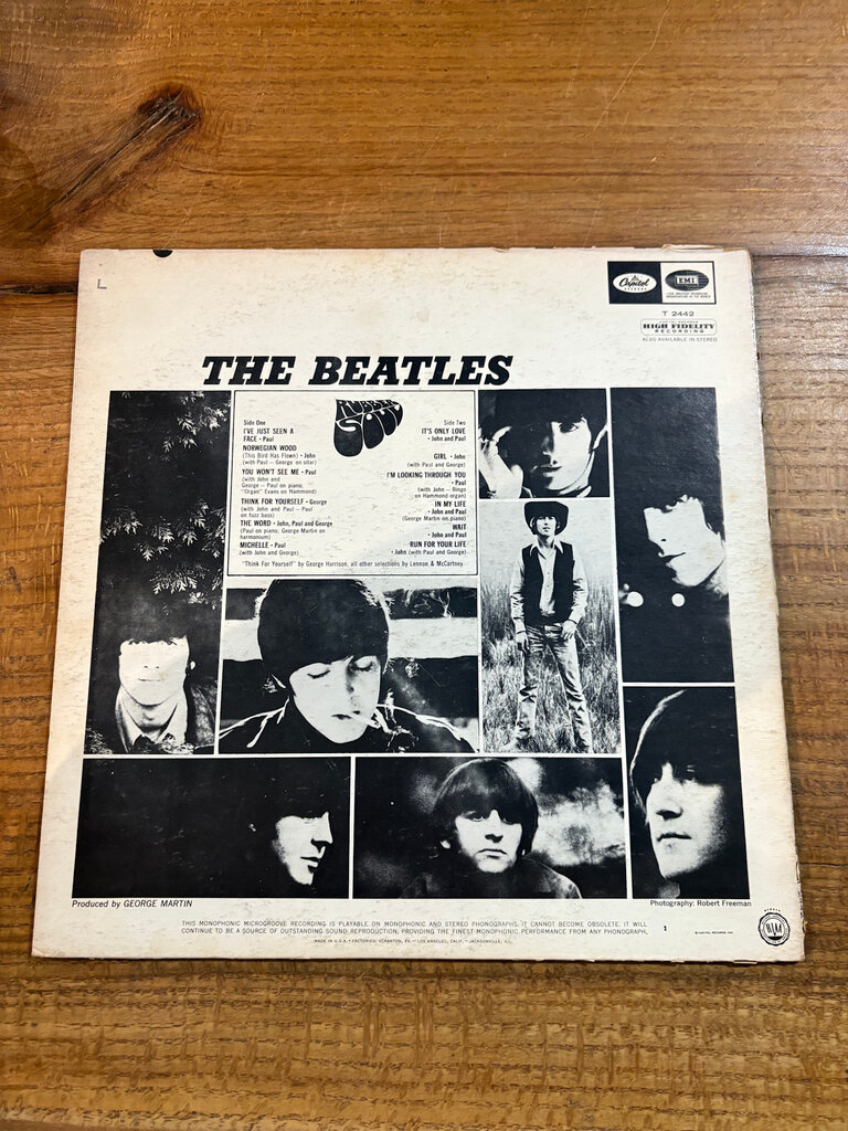 UNSOUND SURF THE BEATLES RUBBER SOUL RECORD