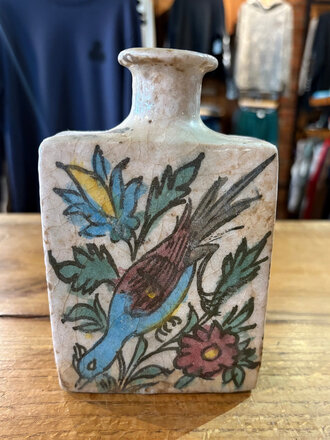 ANTIQUE HAND PAINTED VASE