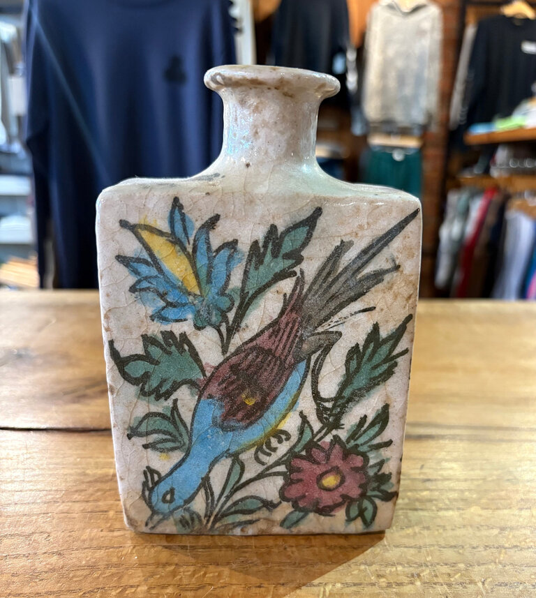 ANTIQUE HAND PAINTED VASE