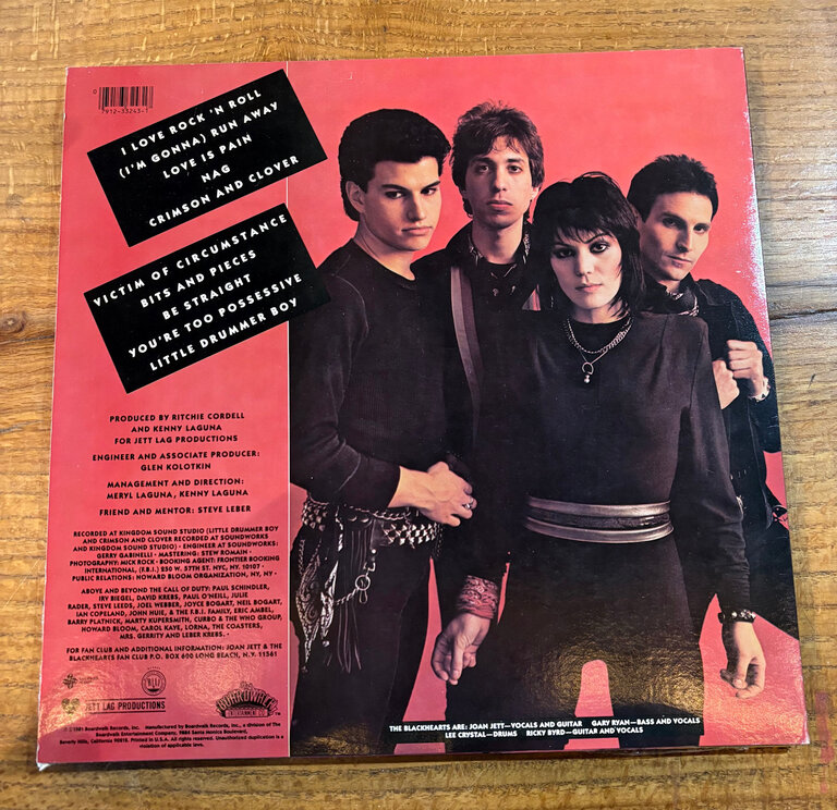 JOAN JETT & THE BLOCKHEADS VINYL