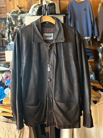 VINTAGE GUACHO LEATHER JACKET SIZE: XL