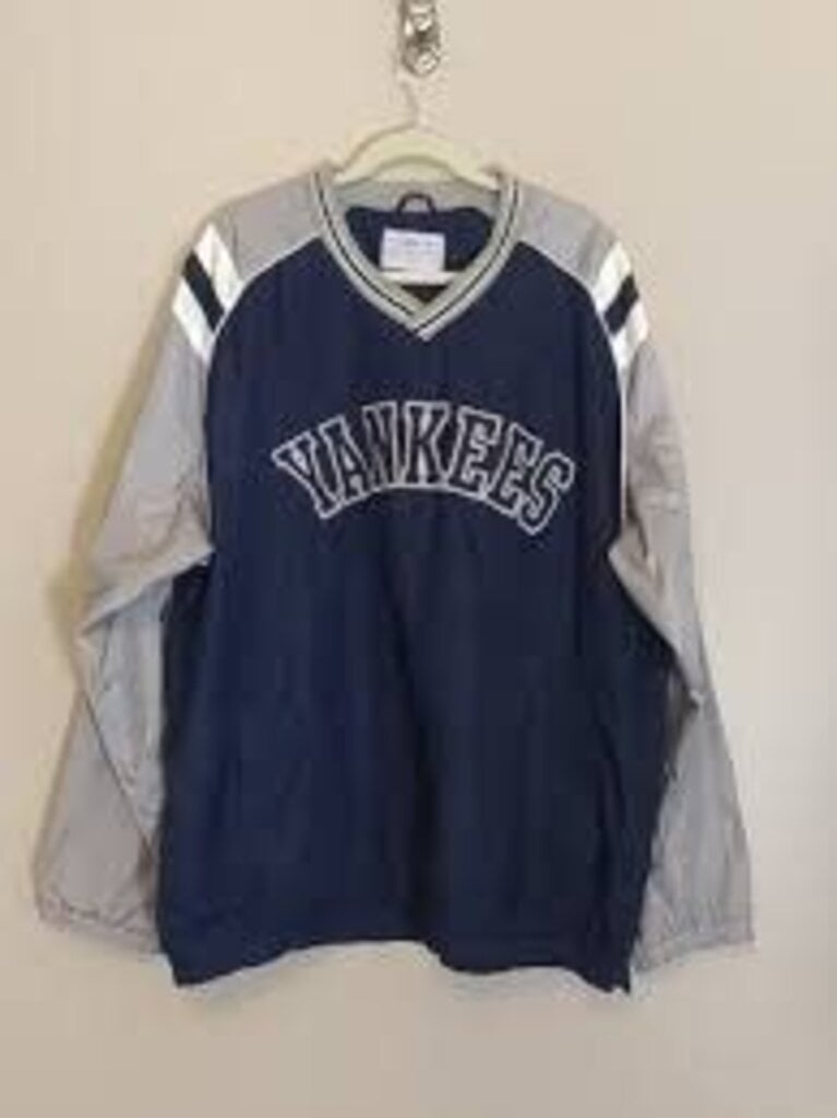 YANKEES NYLON PULLOVER L/S WINDBREAKER