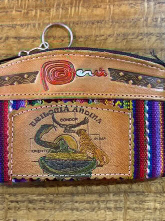 VINTAGE MACHU PICHU COIN PURSE