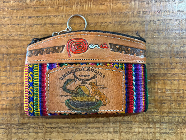 VINTAGE MACHU PICHU COIN PURSE