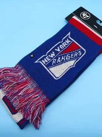 BLUE NEW YORK RANGERS SCARF