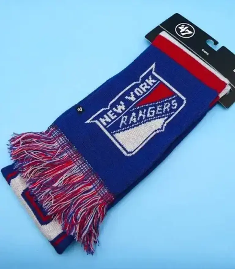 BLUE NEW YORK RANGERS SCARF