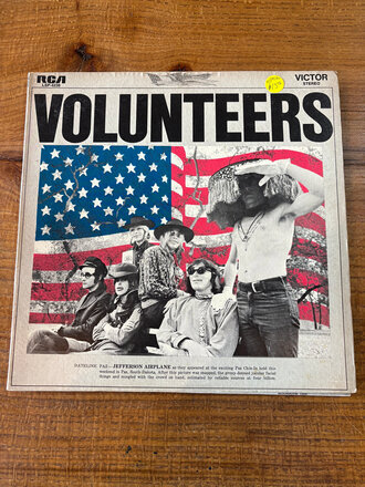 JEFFERSON AIRPLANE 1969 VOLUNTEERS RECORD