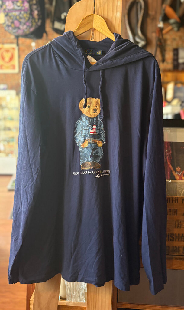 POLO RALPH LAUREN BEAR HOODED L/S