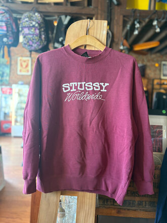 VINTAGE DISTRESSED STUSSY CREW NECK