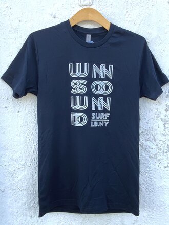 UNSOUND SURF UNSOUND SURF DOUBLE VISION TSHIRT NVY / WHT L