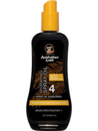 AUSTRALIA GOLD AUSTRALIA GOLD SPF 4 SPRAY OIL 8 OZ