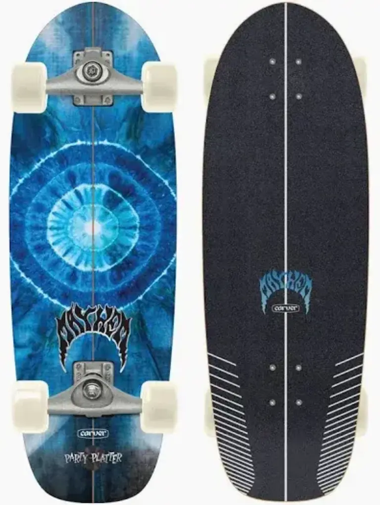 CARVER CX RAW 28" PARTY PLATTER SURFSKATE COMPLETE