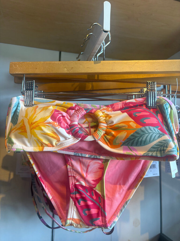 ROXY ROXY HOT TROPICS BANDEAU BIKINI SET