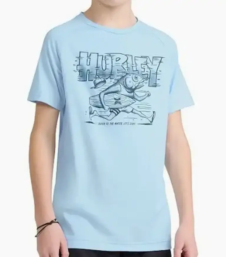 HURLEY YOUTH HURLEY SURFER FISH DRI-FIT TEE