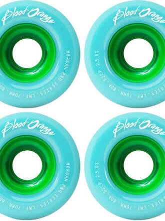 BLOOD ORANGE MORGAN 70MM 80A SEAFOAM WHEELS