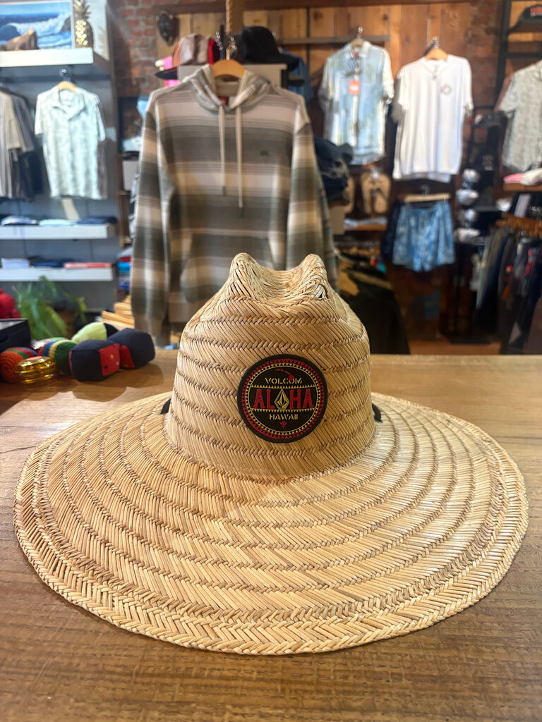 VOLCOM VOLCOLM HAWAII STRAW HAT