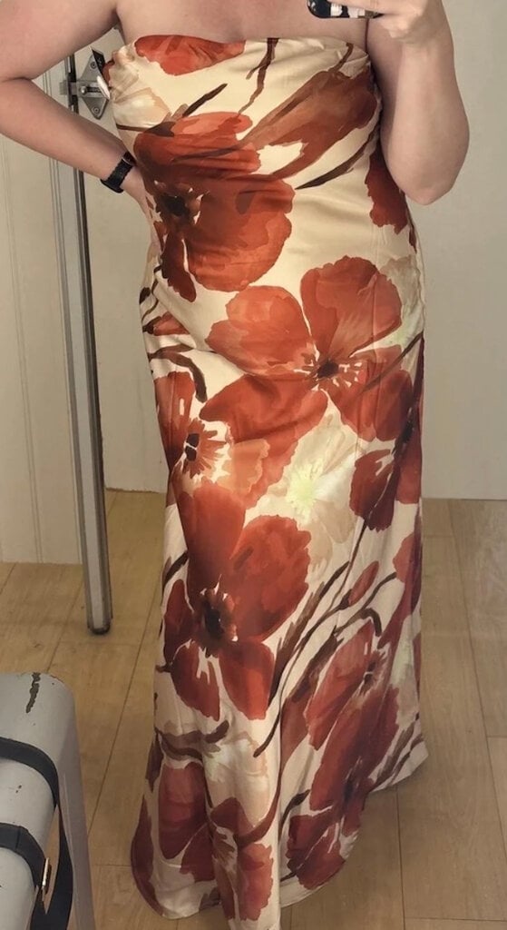 PAPER HEARTS PAPER HEART STRAPLESS MAXI DRESS