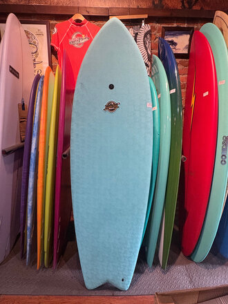 6'0 SOUTH BAY BOARD CO SOFT TOP DAMAGED