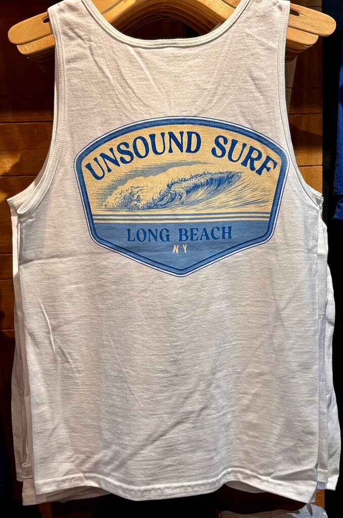 UNSOUND SURF UNSOUND SURF BLUE RIDGE BADGE ULTRA COTTON TANK