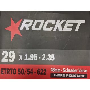 Rocket TUBE 29" x 1.95/2.35 SCHRADER VALVE THORN RESISTANT 48mm