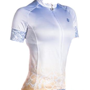 Hincapie CHANTILLY JERSEY WOMEN'S WHITE/PURPLE XL