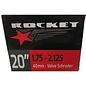 Rocket TUBE 20" X 1.75 x 2.125 40mm Schrader Valve