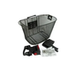 BASKET - Front, Mesh Black, 25cm x 34cm x 25cm (25.4 to 31.8)