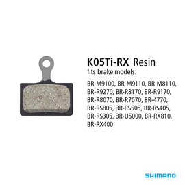 Shimano BRAKE PADS BR-M9100 RESIN PADS & SPRING W/OUT FIN