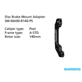 Shimano DISC BRAKE MOUNT ADAPTER SM-MA90-R140-PS ADAPTER 140mm CALIPER