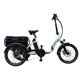 TEBCO PIONEER E-TRICYCLE FOLDING Glacier White/Blue