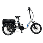 TEBCO PIONEER E-TRICYCLE FOLDING Glacier White/Blue