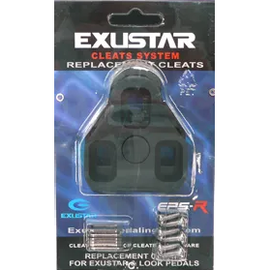 Exustar CLEATS Look Keo compatible, Black, zero float/fixed