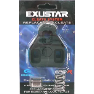 Exustar CLEATS Look Keo compatible, Black, zero float/fixed