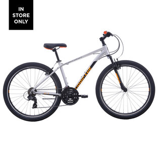 MALVERN STAR HURRICANE 27-1 MS Brushed Aluminium Black