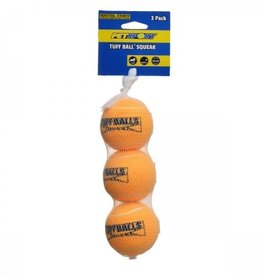 Tuff Ball Squeak Balls (3 pack)