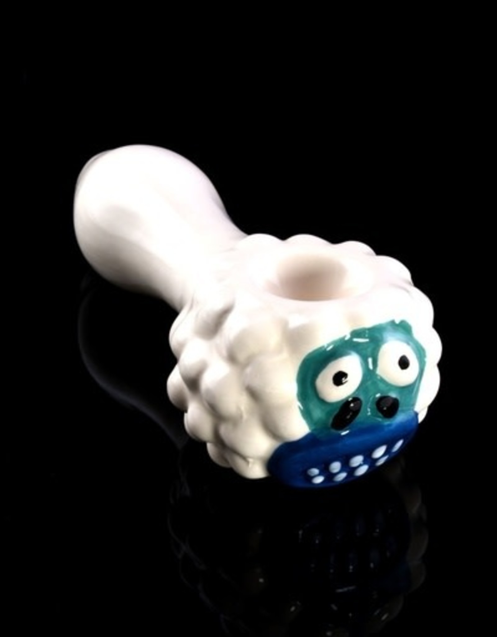 Ceramic abominable Snowmonster Hand Pipe