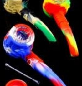 SPS Wholesale Sherlock Style Silicone Pipe w/ dab tool