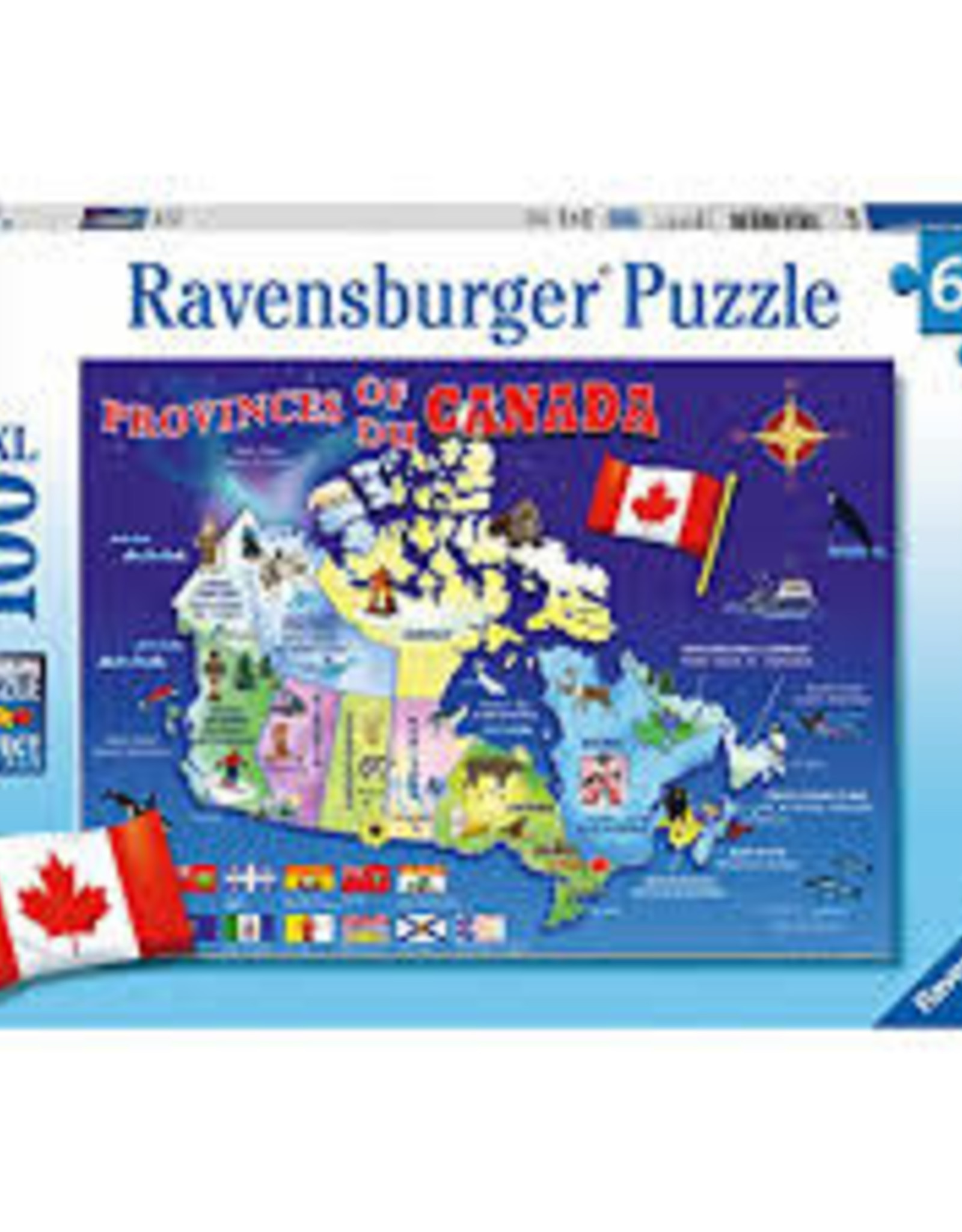 Ravensburger Map of Canada 100p