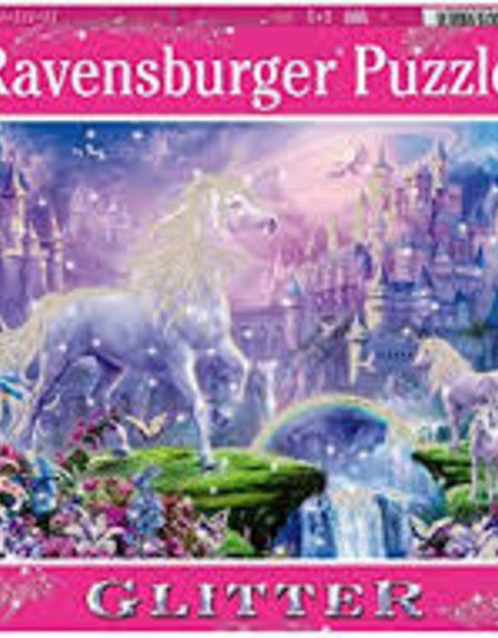 Ravensburger Unicorn Kingdom 100pc Glitter RAV12907