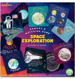 eeBoo SPACE EXPLORATION MEMORY MATCHING GAME