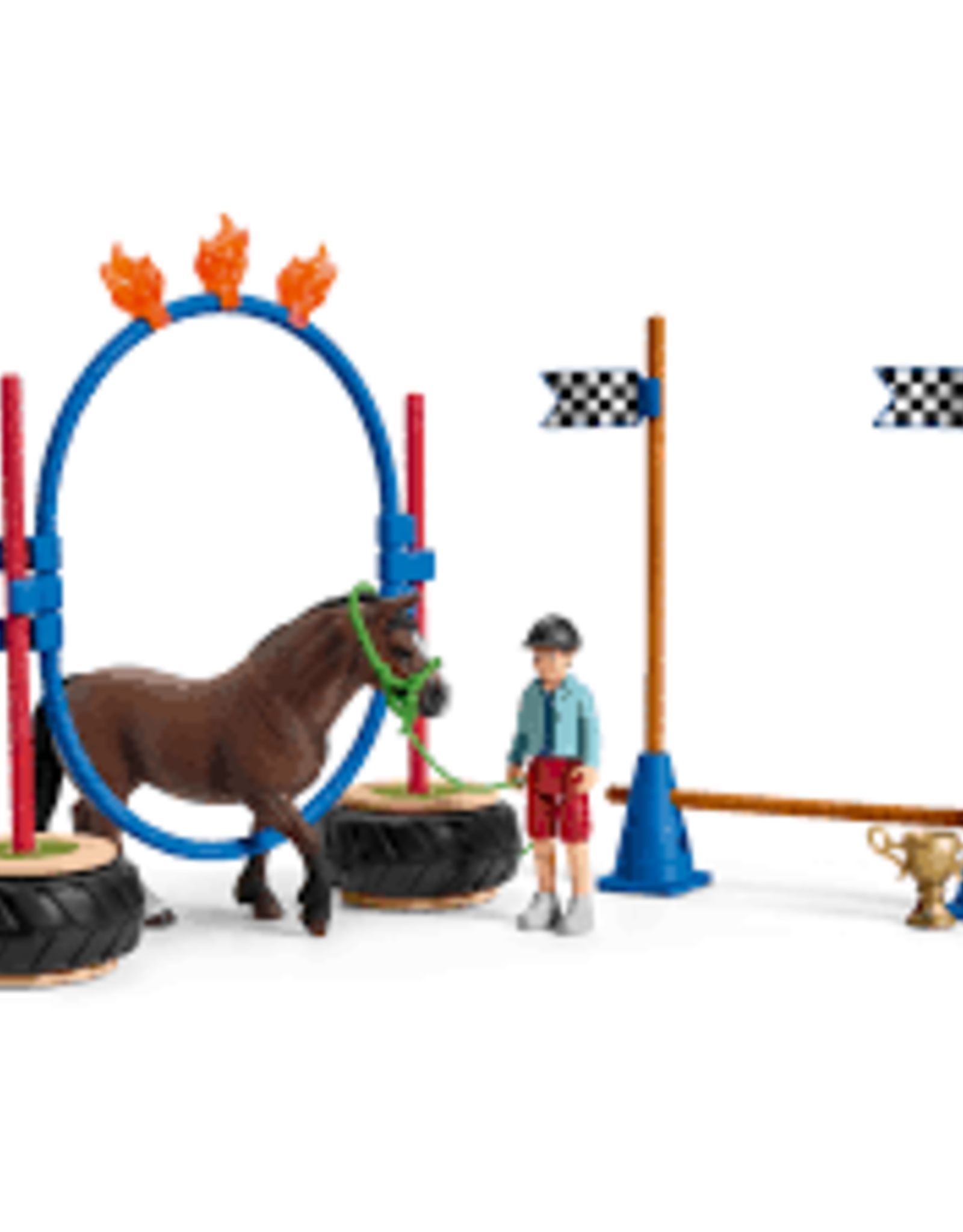 Schleich Schleich- Farm World Pony Agility Race 42482