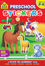 School Zone Pre-School Sticker Book