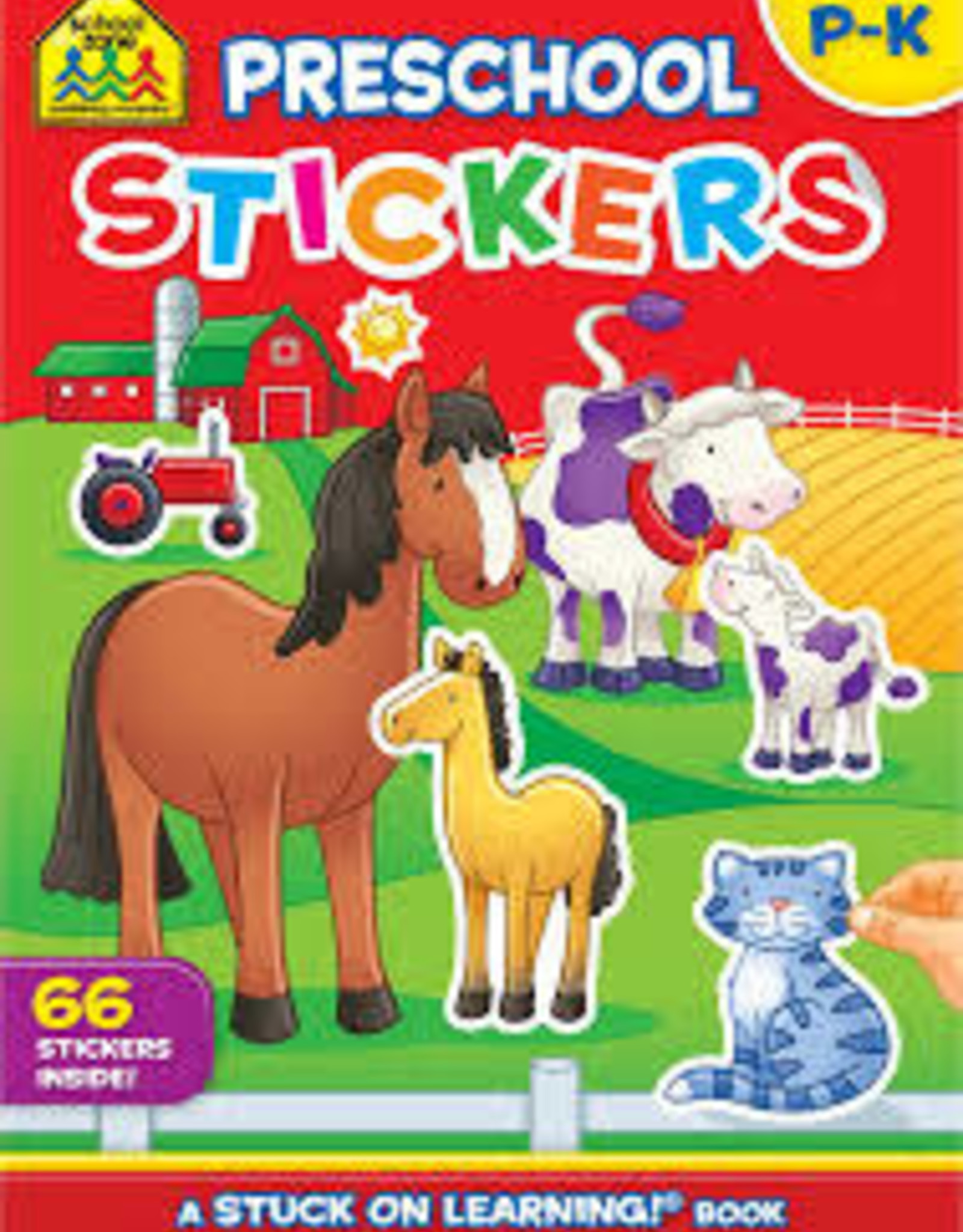 School Zone Pre-School Sticker Book