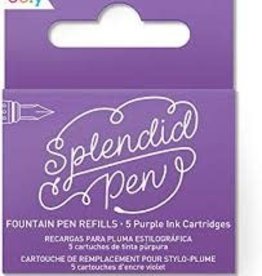 OOLY OOLY FOUNTAIN PEN INK REFILLS - PURPLE (SET OF 5)