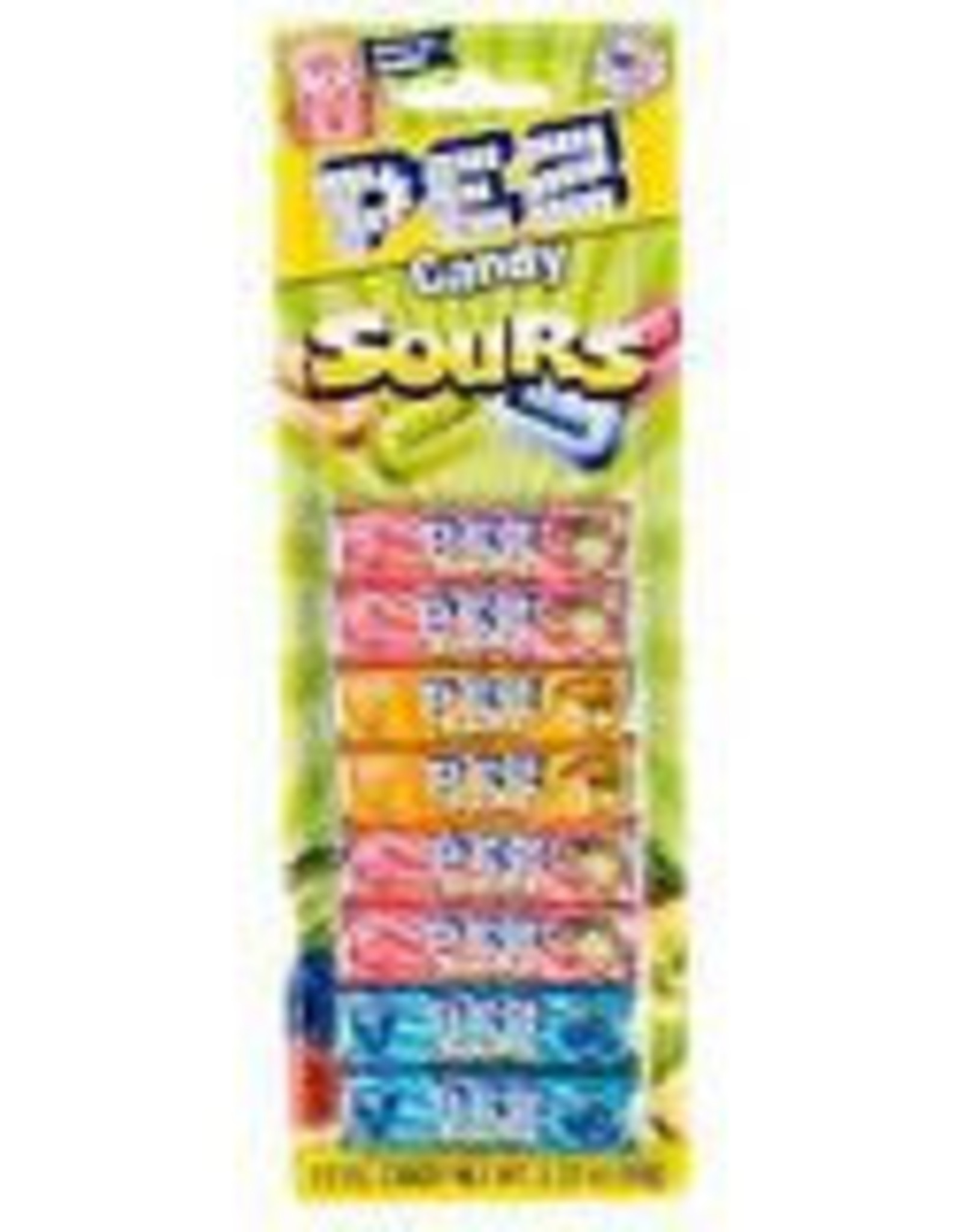 Pez Pez Blister Pack Refill - Sours 8pk
