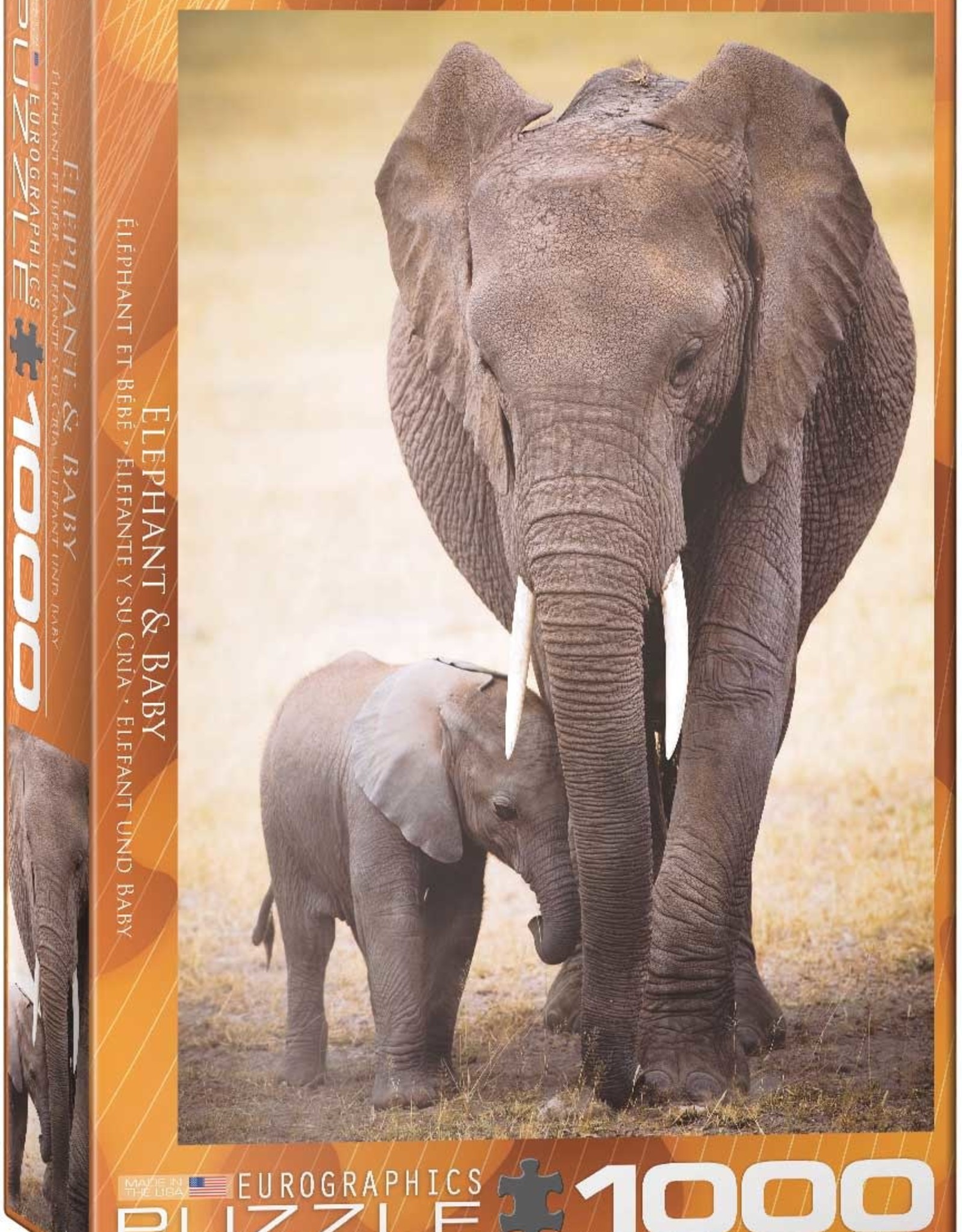 Eurographics Elephant & Baby 1000pc