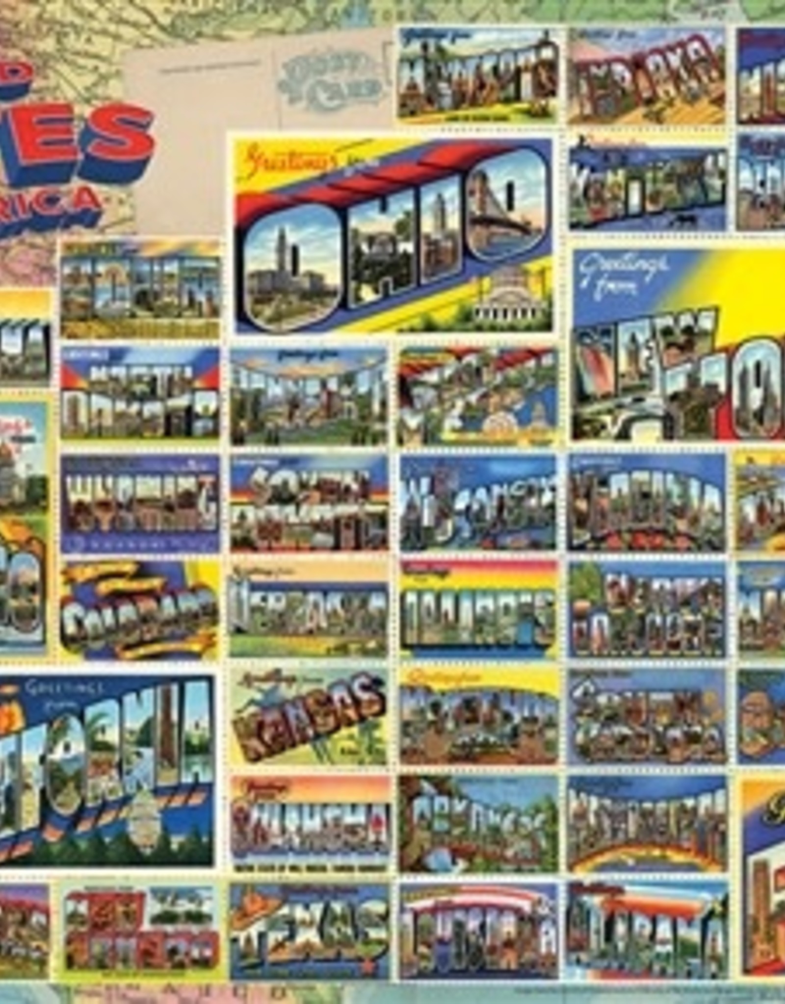Cobble Hill Vintage American Postcards 1000pc CH80254